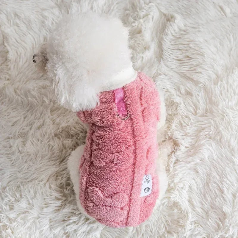 Fleece-Pullover Rosa