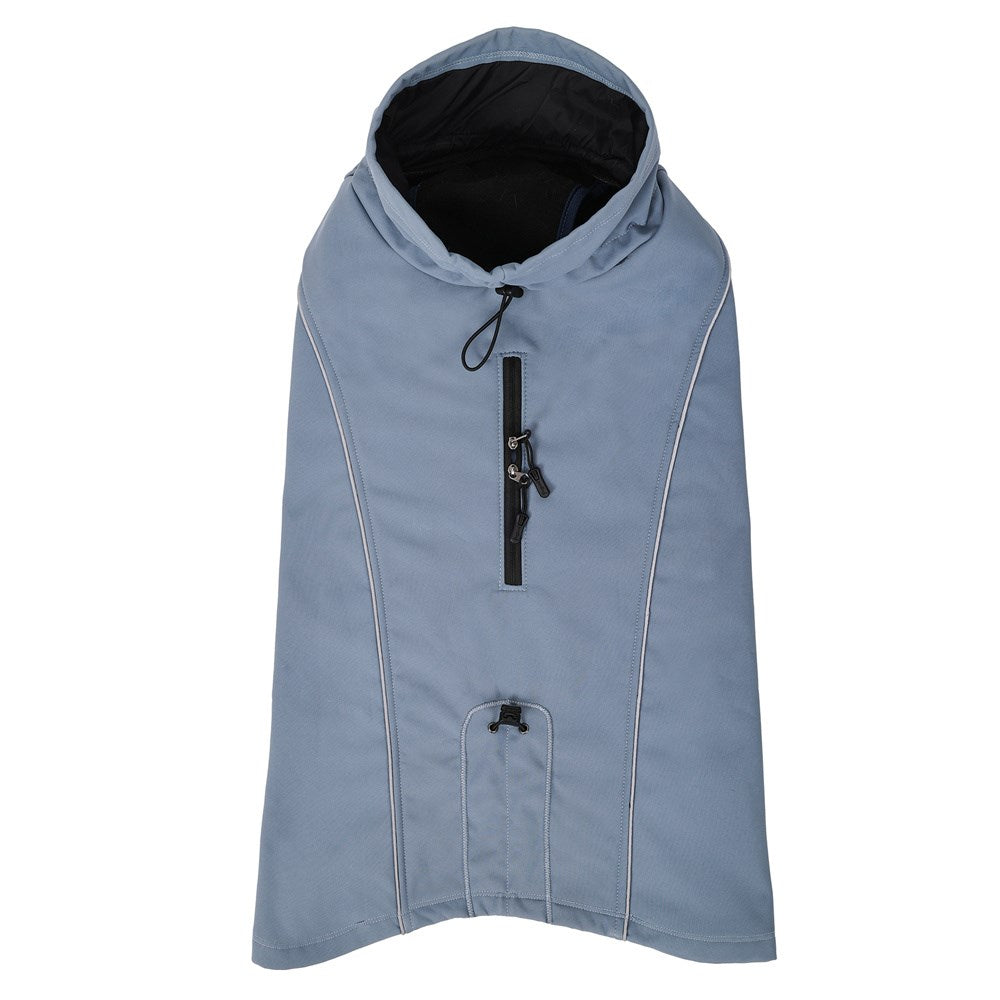 Softshell-Hundemantel Graublau